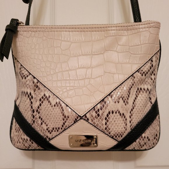 Nine West Snakeskin Crossbody Handbag - Picture 1 of 8